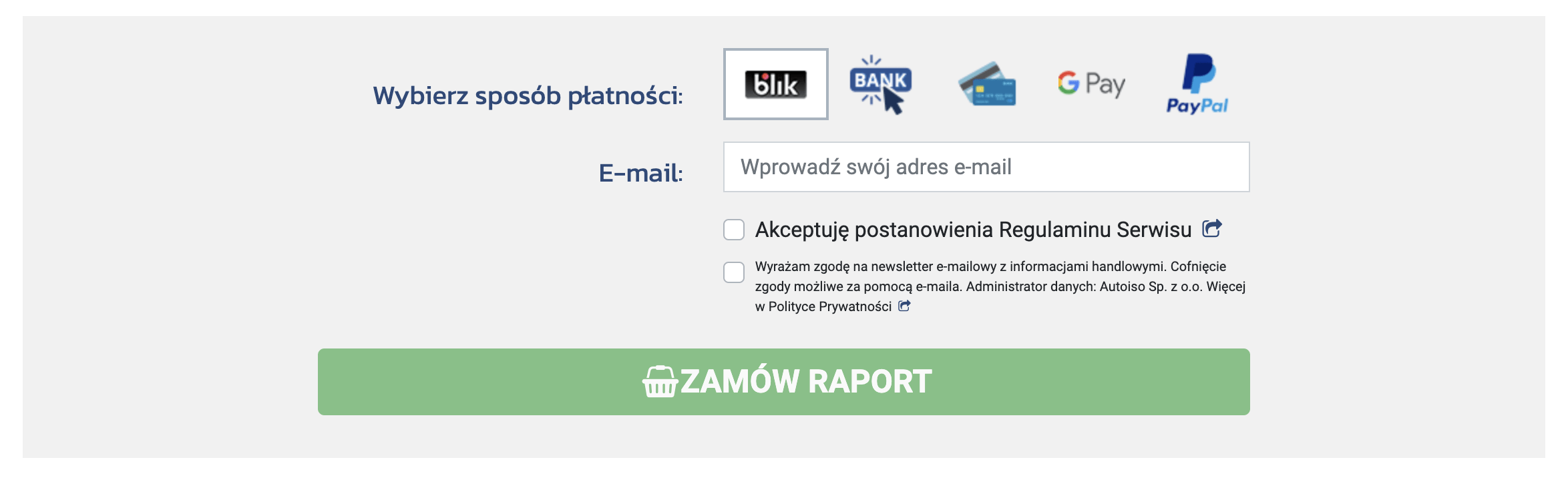 Płatności Automoli